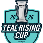 Teal Rising Cup logo